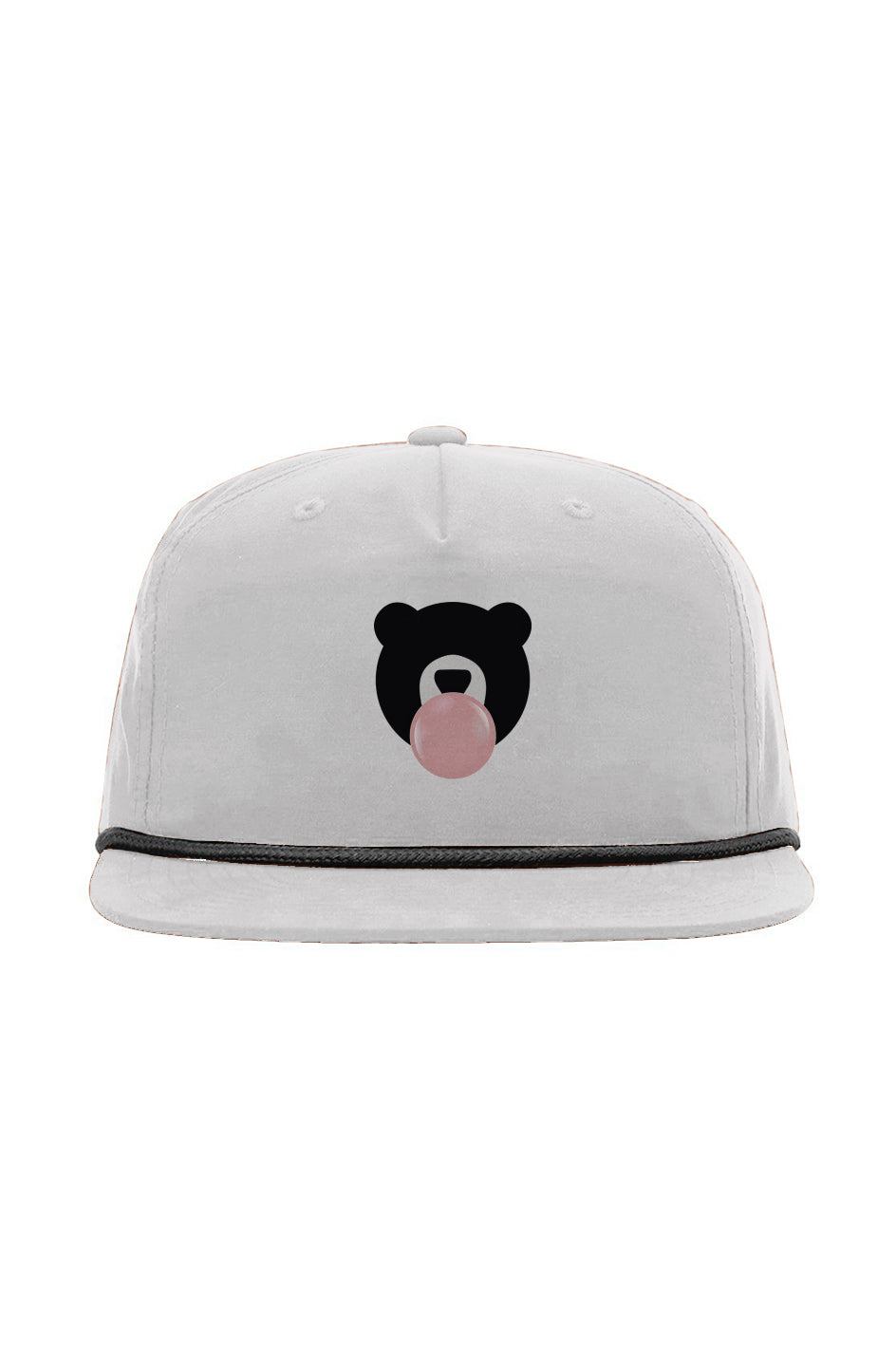 KANDY Bear Puff Embroidered Rope Hat